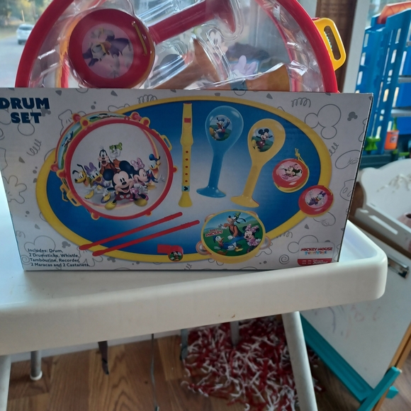 Mickey Drum Set - Red and Yellow - Picture 2 of 2